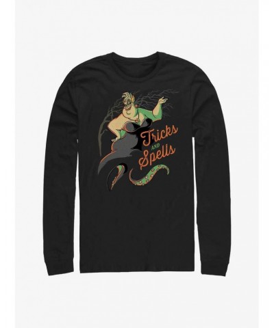 Disney Villains Ursula Tricks and Spells Long-Sleeve T-Shirt $15.46 T-Shirts